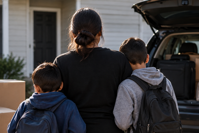 US Mum Sells Everything and Leaves America With Her Sons After Husband Is Detained by ICE