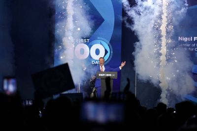 Police caution man after incident at Reform’s party conference