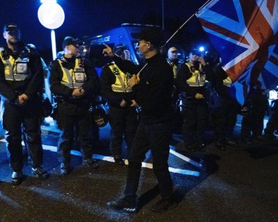 Six arrested after anti-migrant protest at Gosport marina