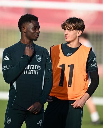Bukayo Saka issues Max Dowman challenge after Arsenal breakthrough: 'It's up to him'