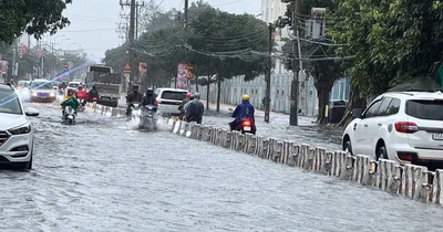 Mưa lớn, nhiều hồ ở phía nam Khánh Hòa đang điều tiết nước qua tràn