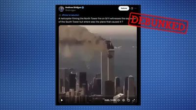 No, this video doesn't disprove the 9/11 attack on the south tower of the World Trade Center
