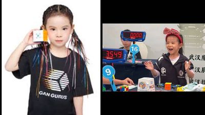 Meet Lian Yunzhi, 6-year-old Chinese girl who broke women’s Rubik’s Cube world record twice in 3 days; solved in 4.27 seconds