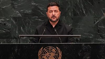 Volodymyr Zelenskyy calls for continued pressure on Russia at UN General Assembly