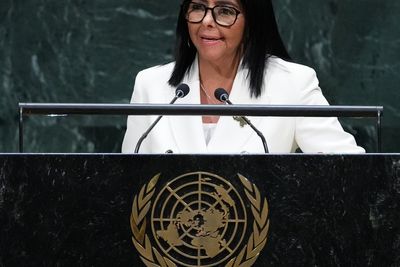 Venezuela's acting leader, at UN for first address, praises Trump for 'readiness' to resume ties