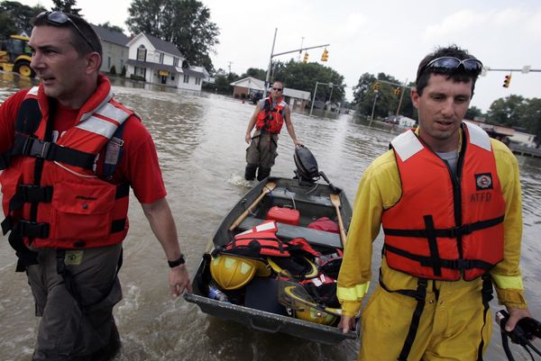 Flooding Keeps Roads Closed Around McArthur and Hamden in Southeastern Ohio After Up to 3.5 Inches of Rain