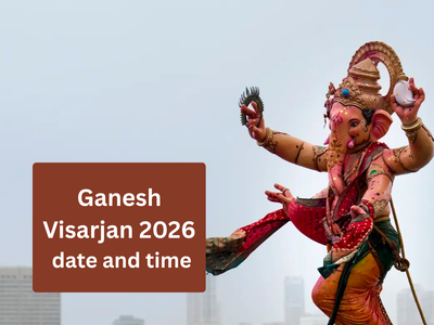 Ganesh Visarjan 2026 date and time: Check when and how to bid farewell to Ganpati Bappa this year