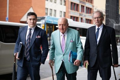 Alan Jones welcomed prominent athlete to luxury home with ‘hug and slap on the bottom’, former butler tells court