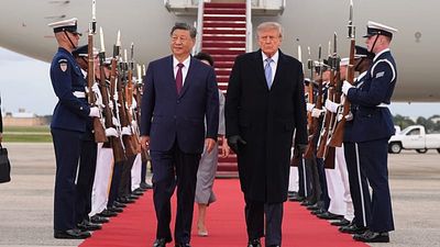 US President Trump offers grand welcome to his Chinese counterpart Xi Jinping