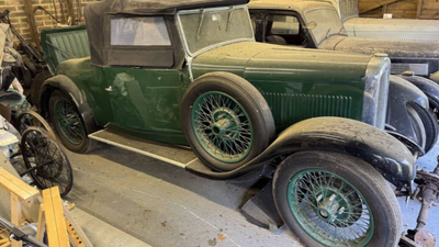 A 1934 British sports car hidden in a barn for 40 years sold for £62,000 in 2026