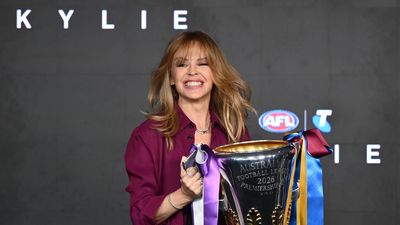 Kylie fans will finally be so lucky at footy's big day