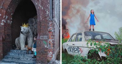 46 Dark Paintings By Kevin Peterson That Find Innocence And Hope Among The Ruins Of Broken World