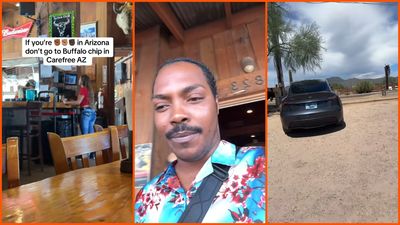 Arizona black couple at Buffalo Chip ignored for 15 mins. Then staff suspiciously ask for their American Express credit card before serving them