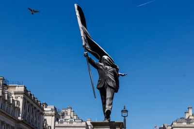 What is the future for Banksy's Waterloo Place statue?