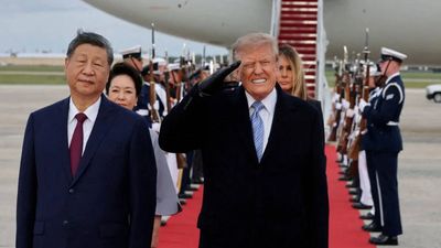 From red carpet to flypast to banquet, Trump lays it on thick for Xi