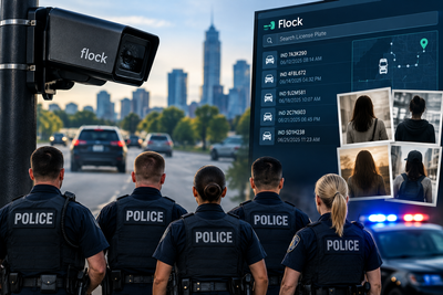 Five Cops Charged After Using Flock Cameras to Allegedly Track Wives, Exes, and Women They Met in Public