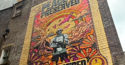 Huge Hunger Games mural appears in Scottish city centre