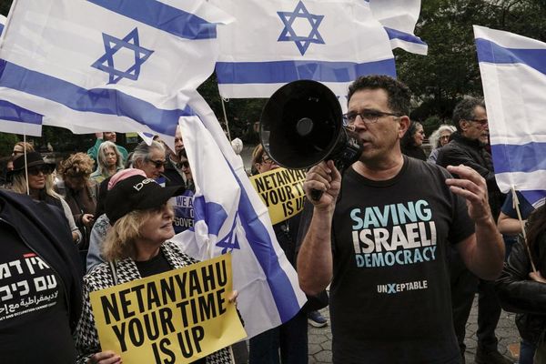 Netanyahu’s speech at UN spurs protests in New York City: ‘Let Gaza live’