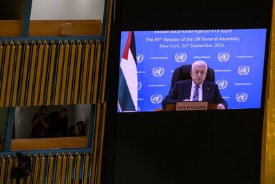 Palestinian president blames Israel for ‘genocidal war’ in scathing UN address