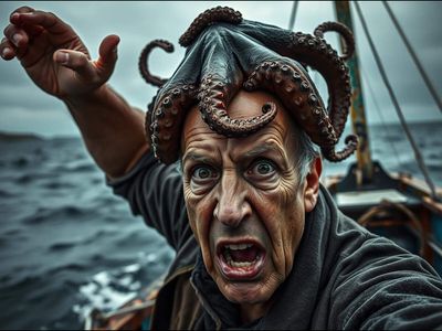 Octopus grabs fisherman’s face in shocking viral video as he fights to break free