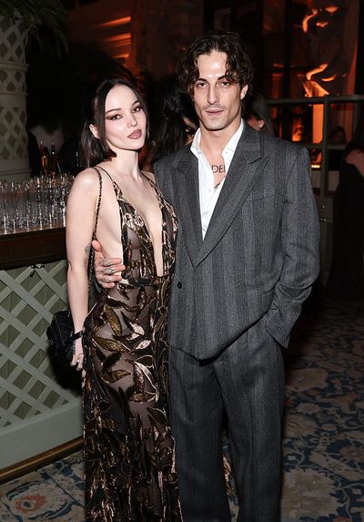 Dove Cameron and Damiano David Marry in Matching Total-White Looks in Tuscany