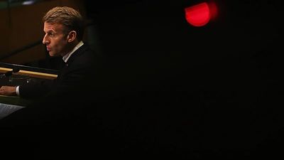 Macron denies CIA warned France of Russian drone attack