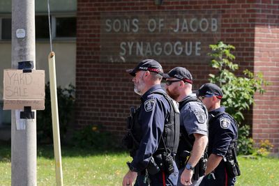 Police say gunman shouted antisemitic threat before opening fire outside Ontario synagogue