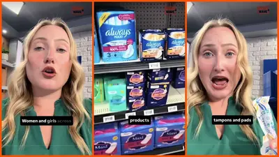 ‘So the pink tax’: Indiana women have had enough after discovering tampons were taxed at 7%, while KitKats got a free pass