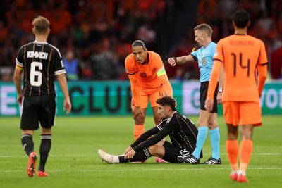 Arsenal’s Kai Havertz forced off with injury during Germany’s clash with Netherlands