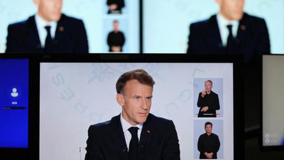 Macron says 'CIA did not ​inform French services' of possible Russian drone attacks