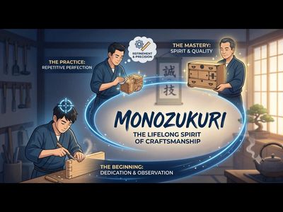 Japanese Mindset: 'Monozukuri'-The Japanese philosophy that turns making things into a lifelong practice of precision and mastery