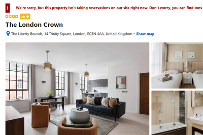 Booking.com sends tourists to ‘apartment’ in House of Commons for £81 per night