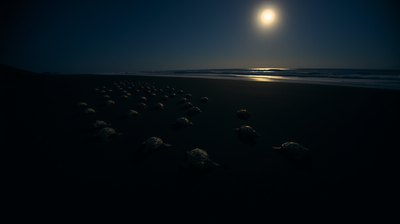 How Artificial Lighting on Coastal Beaches Disorients Sea Turtle Hatchlings and Kills Them