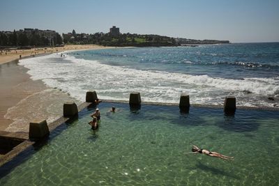 I went looking for the poo at Coogee beach but all I found was a beautiful day for a swim
