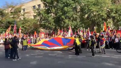 Tibetan Protest Greets Trump-Xi Meet: Activists demand China leave Tibet; rally outside White House