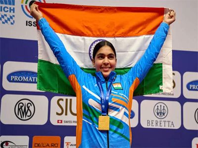 Asian Games 2026: Kamaljeet, Suruchi shoot gold in 10m air pistol mixed team; India also win 3P team silver in rifle