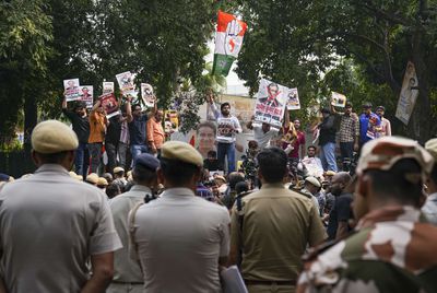 Congress protests against CEC Gyanesh Kumar spread across India; Gaurav Gogoi detained, tear gas fired in Manipur