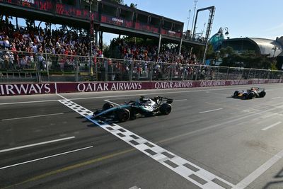 F1 Azerbaijan GP LIVE: George Russell wins after Norris and Albon crash out in Baku