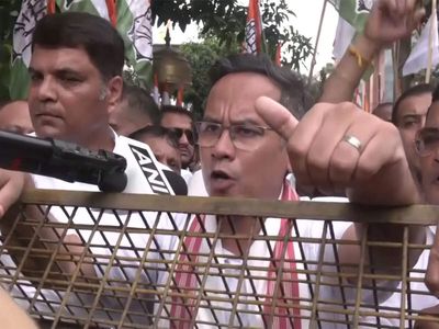 "Gyanesh Kumar should resign today": says Assam Congress chief Gaurav Gogoi during protest against CEC