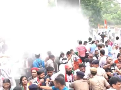 Congress workers take out march in Patna, seek CEC Gyanesh Kumar's resignation
