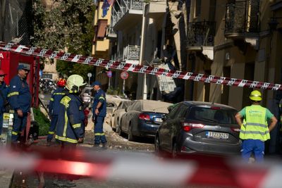 People injured as building collapses following explosion near the Acropolis in Athens
