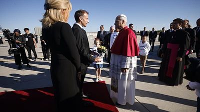 France welcomes Leo XIV at Orly Airport as bells sound nationwide