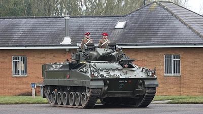 One person taken to hospital after fire breaks out at British army barracks