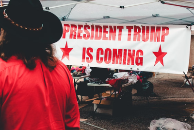 MAGA Man Defends Trump Entering Pageant Dressing Rooms Then Cites His Public Prayers as Proof of Christianity