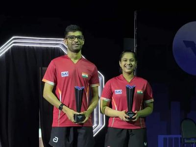 Asian Games mixed doubles table tennis: Manush Shah-Diya Chitale pair wins bronze in mixed doubles table tennis