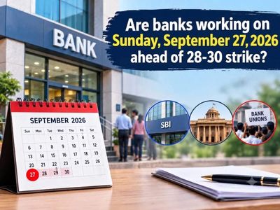Are all banks open on Sunday, September 27, 2026? Check status ahead of three-day bank strike