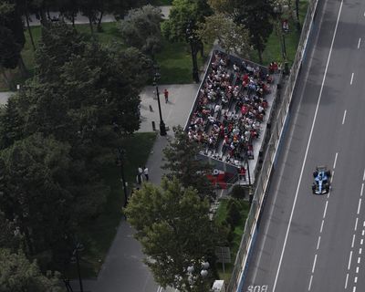 George Russell on pole for Azerbaijan GP after F1 leader Antonelli crashes out –as it happened