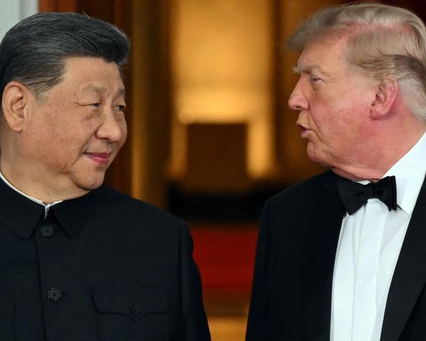 US politics live: Trump to wrap up Xi summit with a tour of US archives