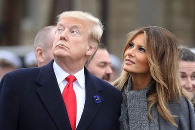 Critics Joke Donald Trump Has a 'Poopy Diaper' and Say 'He Stinks' After Melania Lags Behind Him