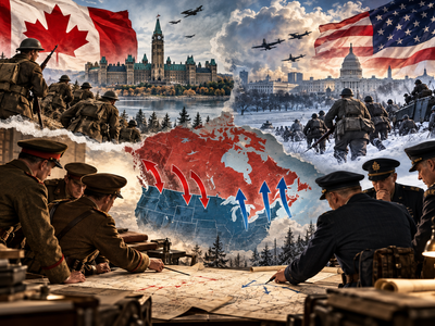 In 1930, US had a $57 million War Plan Red to invade Canada. Nine years before that Canada had Defence Scheme No. 1 fearing an invasion